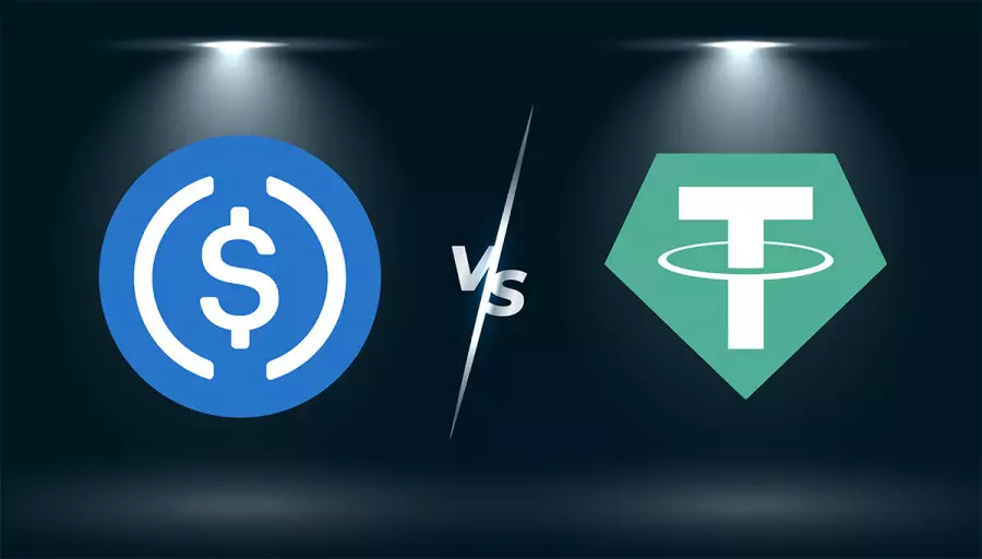 USDC против TETHER 